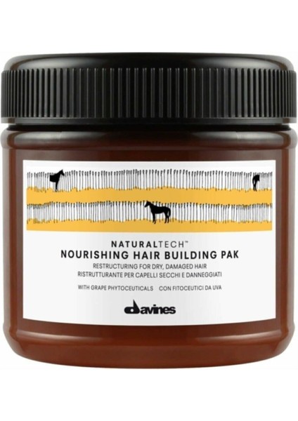 Professional Davines Nourishing Hair Pak Yıpranmış Kuru Saç Maskesi Alyaon 22..
