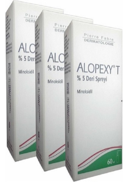 Alopexy T %5 Deri Spreyi 60 ml 3 Lü Paket