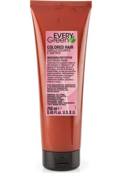 Every Green Renk Koruyucu Saç Maskesi Boyalı Saçlar 250 ml