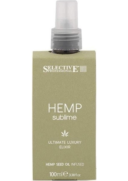 Yıpranmış Saçlar Hemp Sublime Ultimate Luxury Elixir Onarıcı Saç Bakım Serumu 100ML