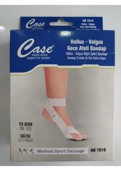 Case Hallux- Gece I Bandajı Standart Beden / Sağ