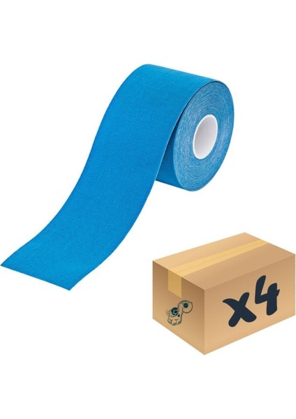 Vzn Tape Vzn Kinesio Sport Tape – Sporcu Bandı 5m x 5cm Mavi 4 Adet