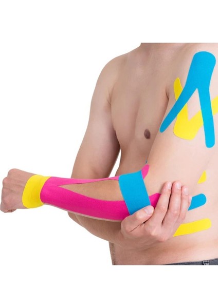 Vzn Tape Vzn Kinesio Sport Tape – Sporcu Bandı 5m x 5cm Mavi 4 Adet