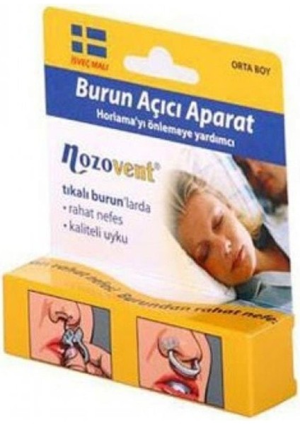 Nozovent Önleyici - Burun Açıcı Aparat Large Isveç Malı