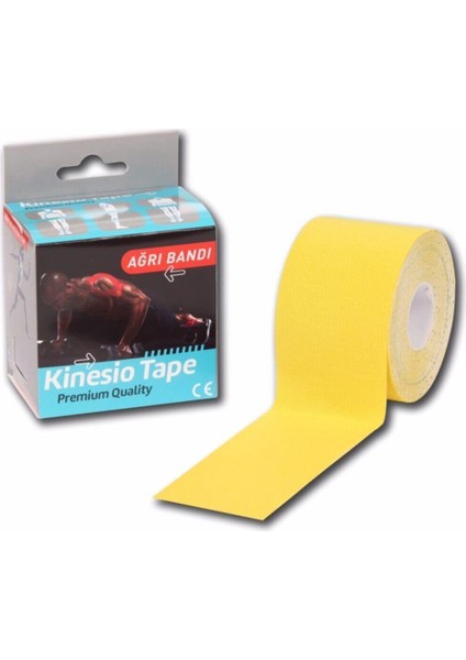 Kinesio Sporcu Bandı Sarı