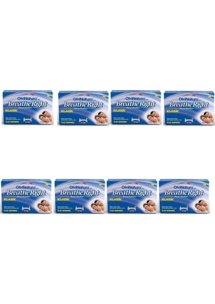 Breathe Right Klasik Burun Bandı 8 Kutu