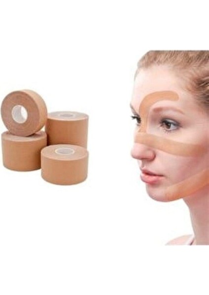 Yüz Gerdirme Bandı Oluşumunu Engelleme Bandı Yüz Germe 5cm 5 mt