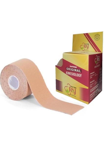 5cm x 5mt Tape Yüz Yogası Yüz Germe ve Gerdirme Bandı Için Therapy Cotton Kinesio modelleri