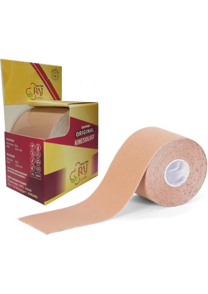 5cm x 5mt Tape Yüz Yogası Yüz Germe ve Gerdirme Bandı Için Therapy Cotton Kinesio indirimleri