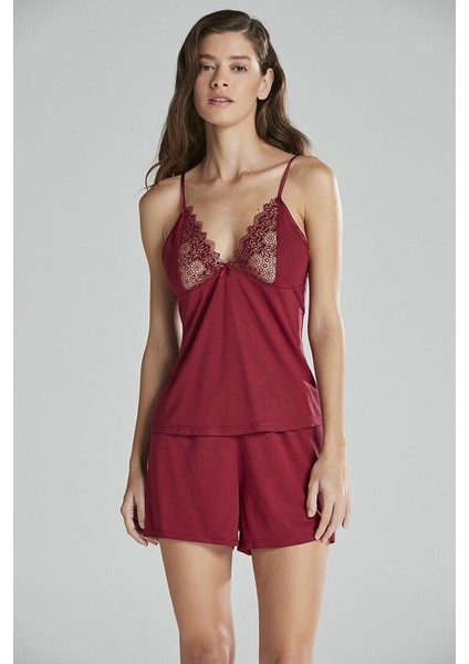 5040 6'lı Modal Gecelik Sabahlık Çeyiz Seti Bordo fırsatları