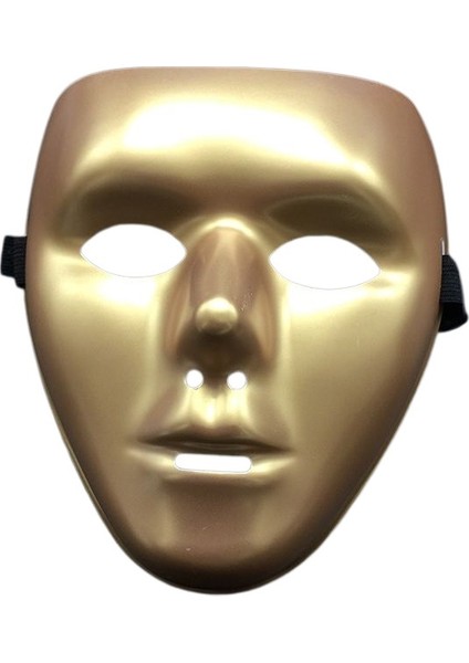 Tam Yüz Mat Altın Pvc Cosplay Maske fiyatları