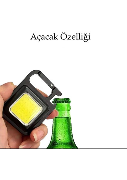 Küçük El Fenerleri, 800 Lümen Parlak Şarj Edilebilir Anahtarlık Mini El Feneri fırsatları
