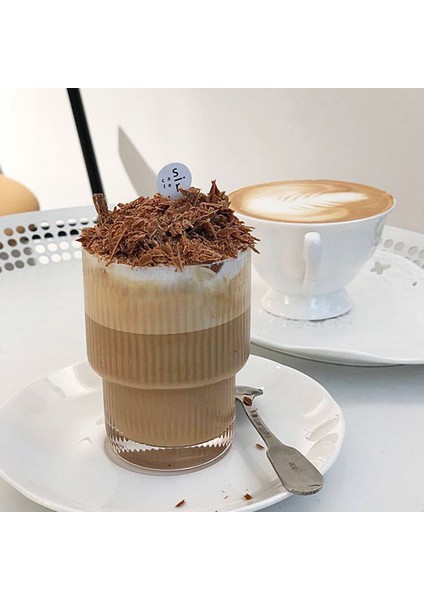 Vertical Glass Yüksek Borosilikat Şeffaf Cam Kahve ve Süt Kupası (Yurt Dışından) modelleri