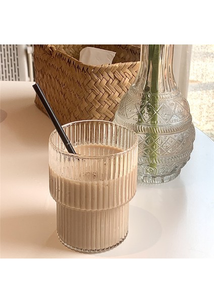 Vertical Glass Yüksek Borosilikat Şeffaf Cam Kahve ve Süt Kupası (Yurt Dışından) indirimleri