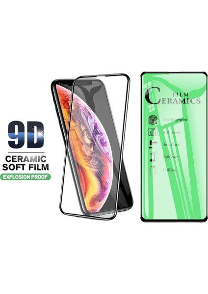 Apple iPhone 11 Pro Max Nano Seramik 9D Ekran Koruyucu - Ultra Darbe Emici Etkin Koruma - Ekranı Tam Kaplar