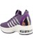23Y300 Dolgu Topuk Mor Kadın Sneakers 4