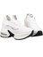 23Y300-2 Dolgu Topuk Beyaz Kadın Sneakers 5