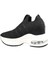 23Y300-4 Dolgu Topuk Siyah Kadın Sneakers 4