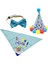 Doğum Günü Bandana Hats Bowtie Resim Köpekler Doğum Günü Takım Elbise (Yurt Dışından) 5