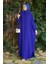 6571 Krep Saks Mavi Abaya 2023 1