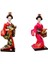 2 Adet Japon Kimono Geisha Bebek Asyalı Geisha El Işi Ofis Dekoru Gül Kırmızı (Yurt Dışından) 1