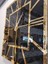 Golden Quare Black Model Altın Siyah Renk 60 Cm x 60 Cm Dekoratif Aynalı Duvar Saati 6
