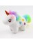Sevimli Peluş Unicorn Tek Boynuzlu At Anahtarlık Tüylü Gökkuşağı 1
