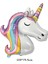 7 Parça Dev Unicorn 8 Yaş Harf Yıldızlı Folyo Balon Seti Doğumgünü Yaşgünü 2