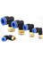 Pnömatik Dirsek Erkek Rekor 1/4''X10 mm Paket 5 Adet 3