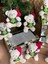 Yeni Yıl Yılbaşı Büyük Noel Çam Ağacı Kostümlü Peluş Ayıcık Anahtarlık Süs Kutup Ayısı Hediyelik 4