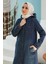 6329-KAPŞONLU Denim Kap Koyu Mavi 2