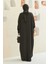 6571-STANDART Abaya Siyah 4