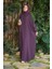 6571-BERLIN Abaya Mürdüm 4
