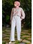 1105-LASTİKLİ Pantolon Beyaz 2