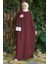 6571-BERLIN Abaya Bordo 3