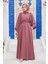 6583-KREP Elbise Gül Kurusu 1