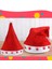 Yılbaşı LED Yıldız Işıklı Noel Baba Christmas Kırmızı Külah Şapka 4