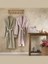 Pure Cotton Aile Bornoz Seti Tiffany Pudra-Camel 1