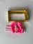 Neon Pembe Peluş Mini Ayıcıklı Fiyonk Kurdeleli Yumuşak Saç Bandı Bebek Tokası Band 1