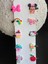 10 Lu Mini Figürlü Minnie Cupcake Unicorn Fiyonk Gökkuşağı Bebek Çocuk Toka Seti No4 1