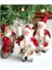 Ithal Koleksiyonluk Yılbaşı Lüks Sevimli Noel Baba Oyuncak Çam Ağacı Süsü Dekor Biblo Büyük 25-30CM 1