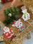 Yeni Yıl Yılbaşı Özel Ahşap Çam Ağacı Süsü Noel Baba Geyik Kardan Adam 3lü Set 2