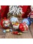 Yeni Yıl Yılbaşı Metal Çam Ağacı Süsü Topu Sürpriz Hediye Kutusu Noel Baba Merry Christmas Desenli 1