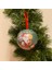 Yeni Yıl Yılbaşı Metal Çam Ağacı Süsü Topu Sürpriz Hediye Kutusu Noel Baba Merry Christmas Desenli 2