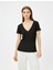 V Yaka Tişört Slim Fit 3