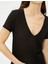 V Yaka Tişört Slim Fit 5