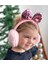 Lüks Pullu Parlak Minnie Mouse Fare Kulaklı Peluş Çocuk Yetişkin Kulaklığı Pembe 1