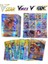 Pokemon V-Max ,v-Star, Black, Silver & Gold 100 Adet Kart Serileri Pokemon Kart Albüm Bir Arada Set 3
