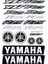 Yamaha R 25 Sticker Etiket A4 Boy Gri 1