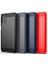 Ally Samsung Galaxy M51 Brushed Carbon Fiber Silikon Kılıf 3